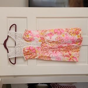 Lilly Pulitzer Sofia Lace Shift Dress Size 0